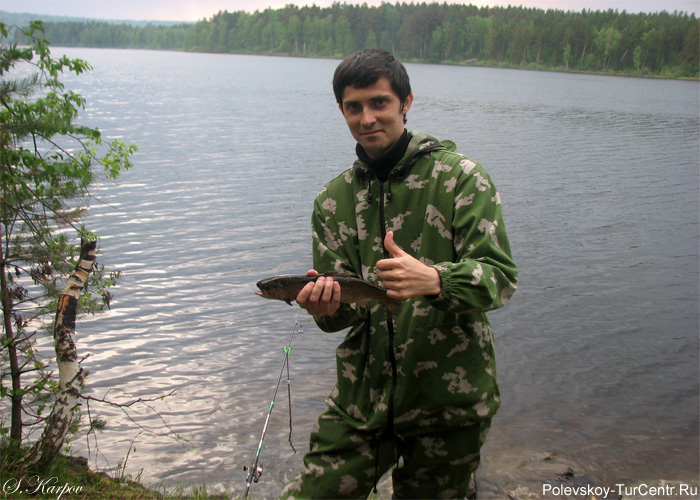 Рыбалка на Глубоченском пруду. Фото Карпова С.О., май 2012 г.